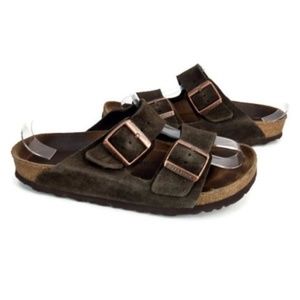 Birkenstock Unisex Dark Brown Arizona Sandals